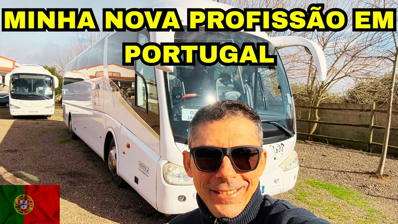🚍 Meu Primeiro Dia Como Motorista de Ônibus em Portugal 🇵🇹 | Realidade, Desafios e Emoção!