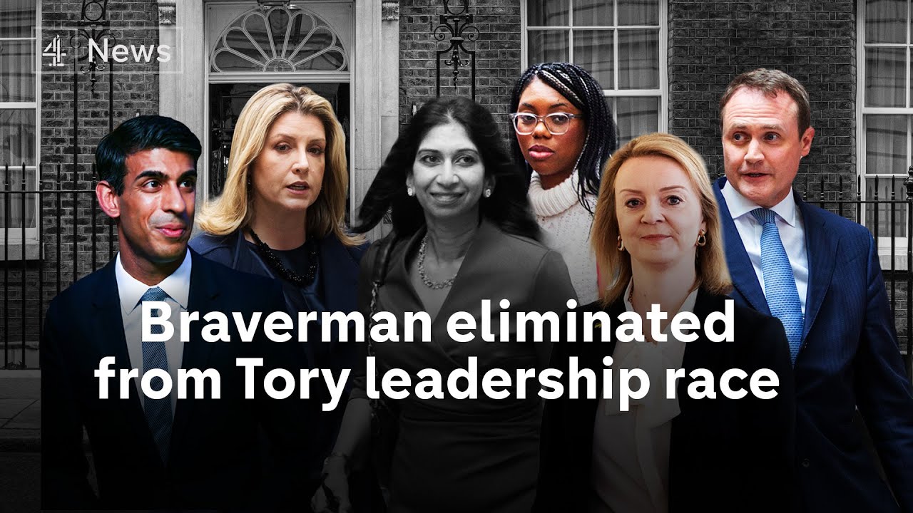 Sunak leads second round of voting - as Braverman knocked out | Conservative Leadership Race