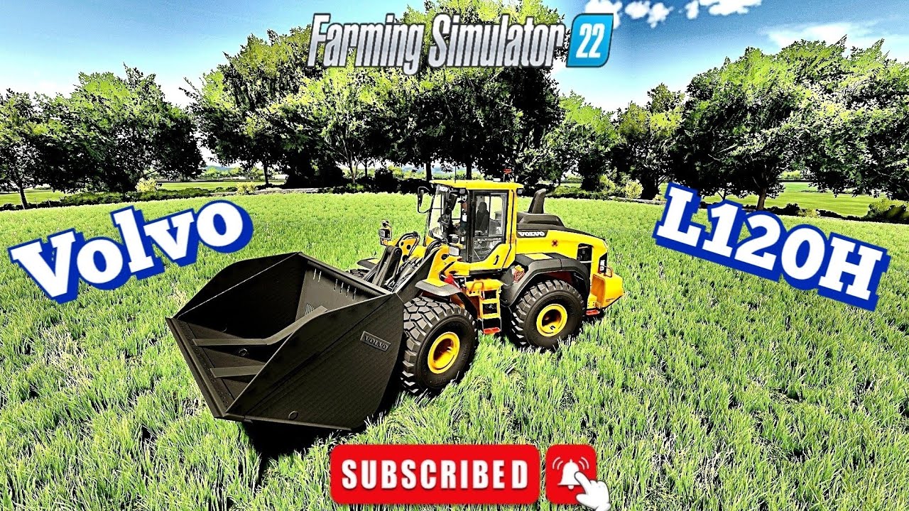 Farming Simulator 22 - Volvo L120H - Prezentare #games #farmer #fs22