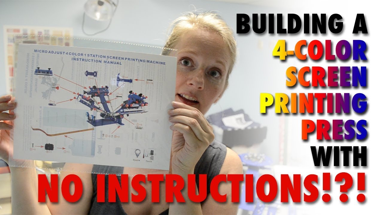 Building a 4-Color Micro-Adjusting Screen Printing Press