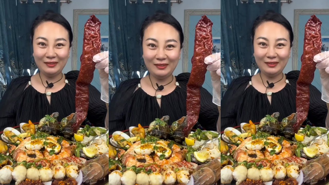 Yummy #387 Seafood 🦐, 🦪, 🐙🤤 🦐🦐. Shrimp  🦐 🦐 Oyster 🦪🦪 ...#mukbang #seafood #eatingshow