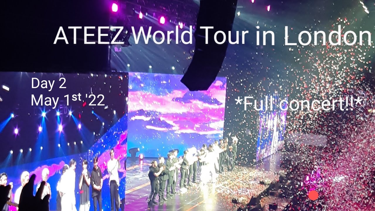 🧡 ATEEZ in London ft. Maddox 🧡 full concert Day 2 - May 1ˢᵗ 2022 @ Wembley Arena 