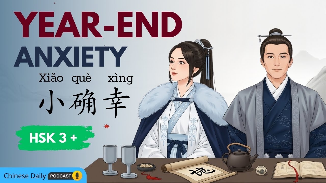HSK 3+ | Прощай, 2025: От тревоги к счастью | Китайский подкаст