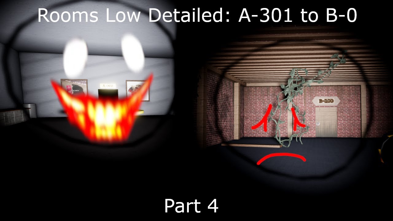 Rooms Low Detailed: A-301 to B-0 (600 subscriber special)