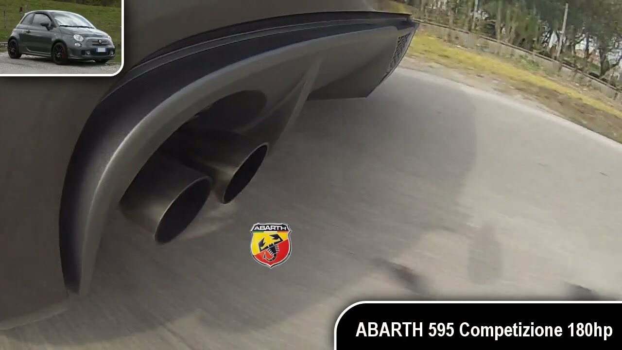 Abarth 595 Competizione 1-2-3 - Record Monza sound