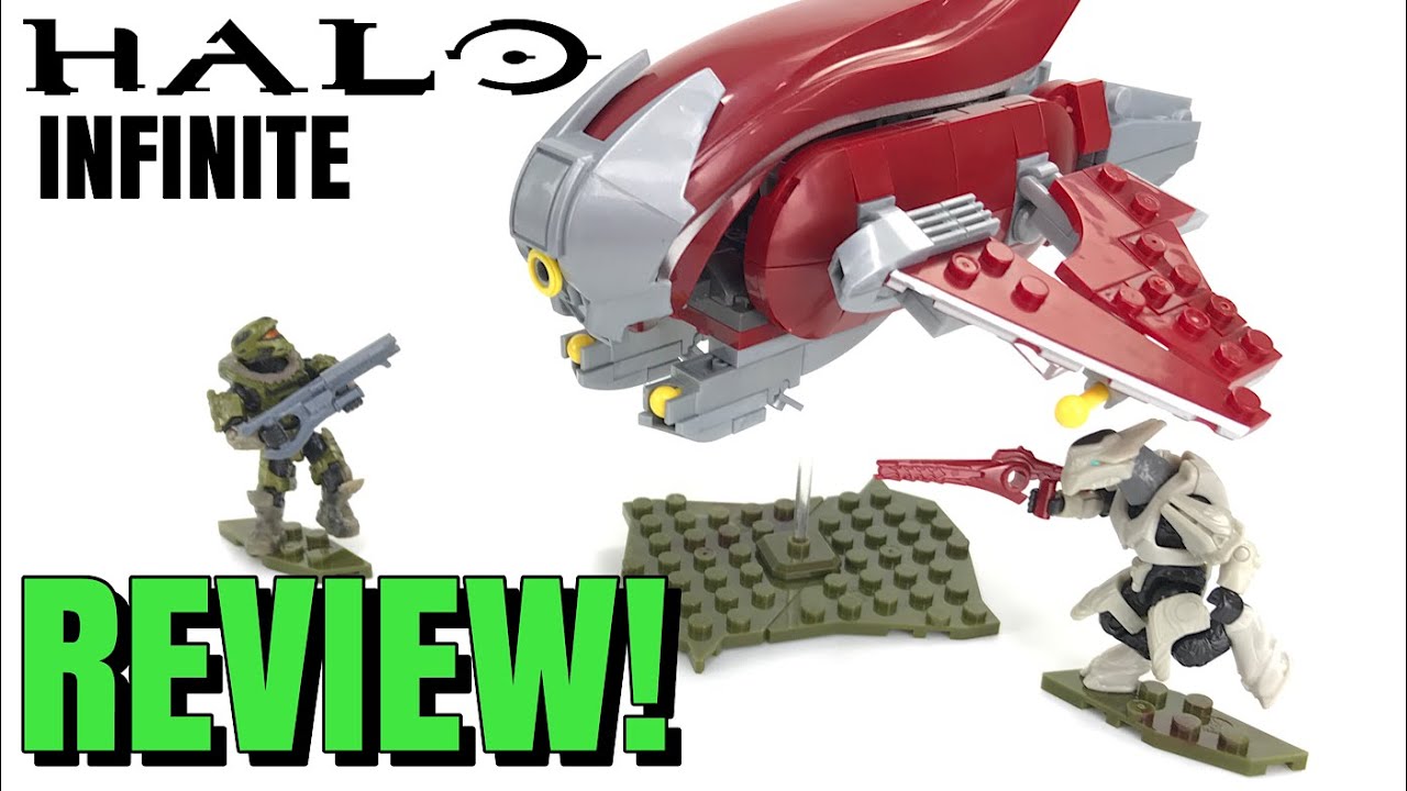 Halo Infinite Mega Construx set REVIEW Banshee Breakout GNB24