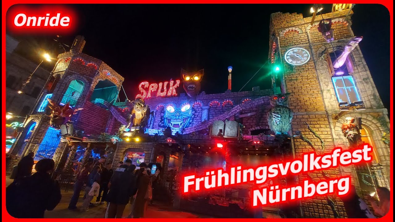 Spuk-Der Geistercoaster (Sipkema/Lutjens) |🎡Nürnberger Frühlingsvolksfest 2025 | Onride