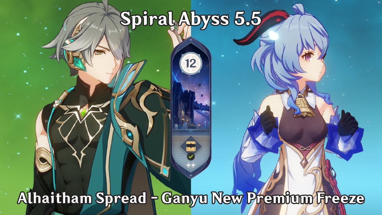 [Spiral Abyss 5.5] Alhaitham and Ganyu - Genshin Impact Indonesia