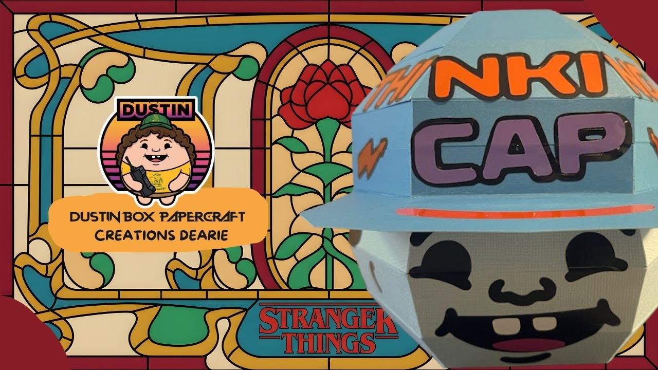 DIY Stranger Things Dustin Papercraft