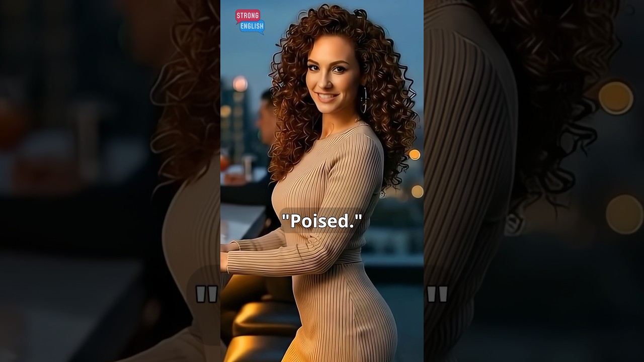 Poised Meaning and Example | Advanced English Skills #englishvocabulary