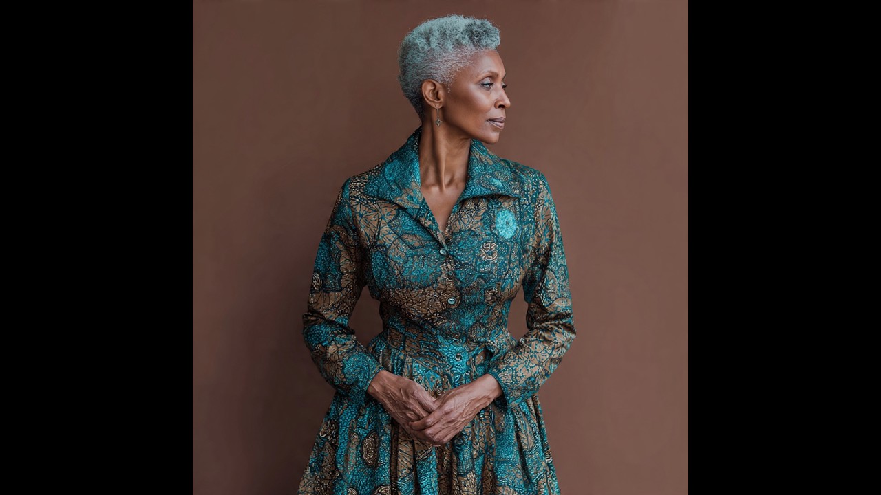Polished & Elegant: Ankara Midi Dress Styling for Mature Women