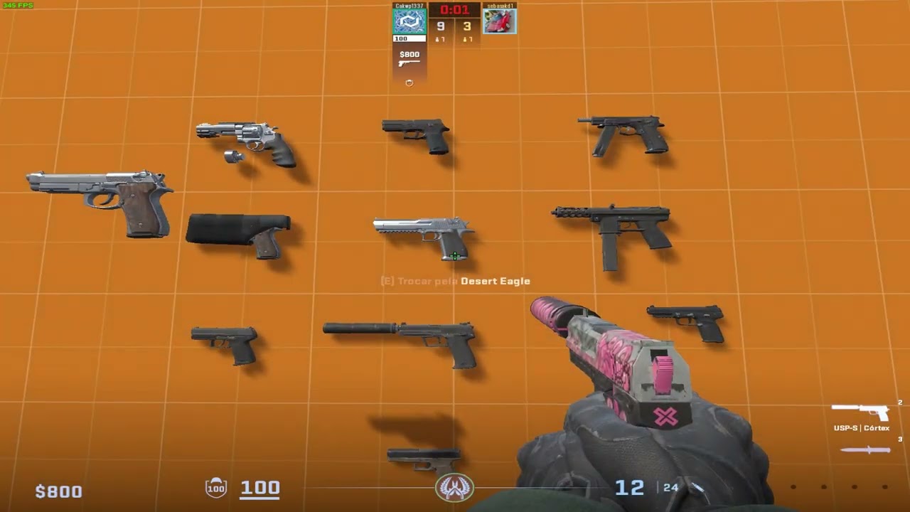 I Entered a Faceit 1v1 Tournament - Torneio 1v1 Faceit Pistol Chamou de Xiter
