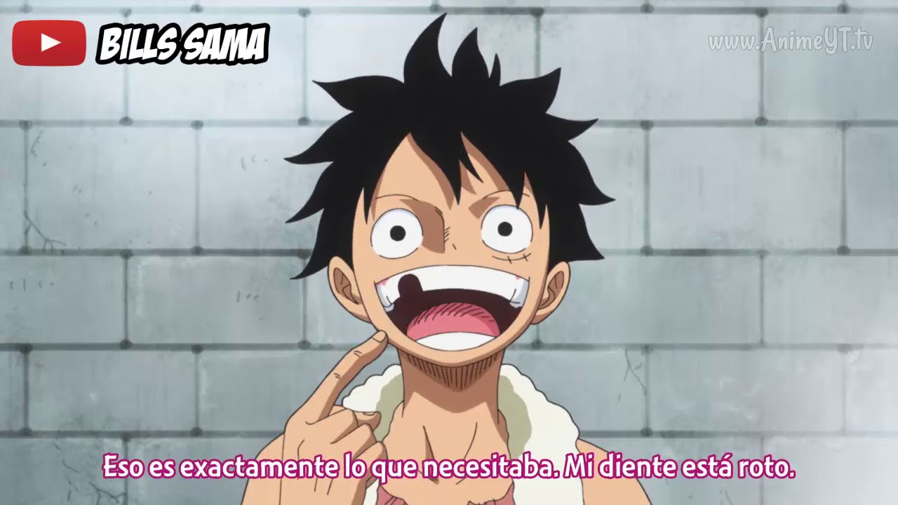 One Piece 827 - Luffy y Brook se recuperan bebiendo leche sub espa&ntilde;ol