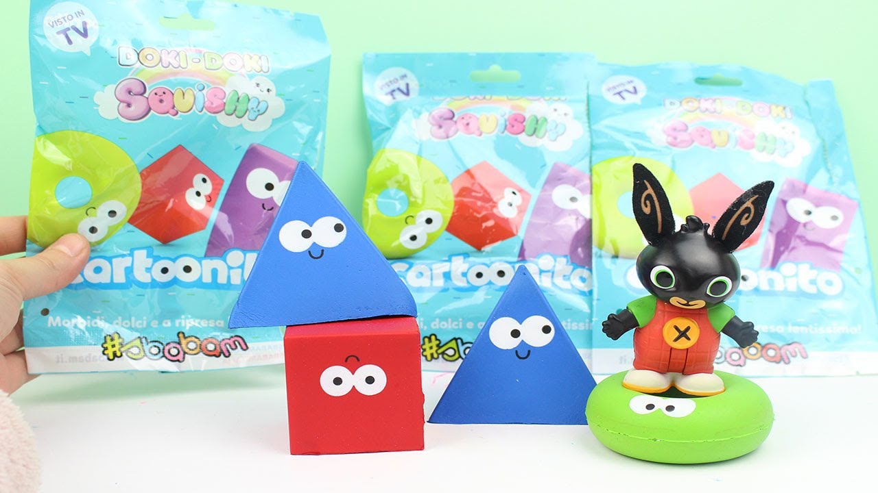 I Super SQUISHY di CARTOONITO 🌟 Impariamo le forme geometriche