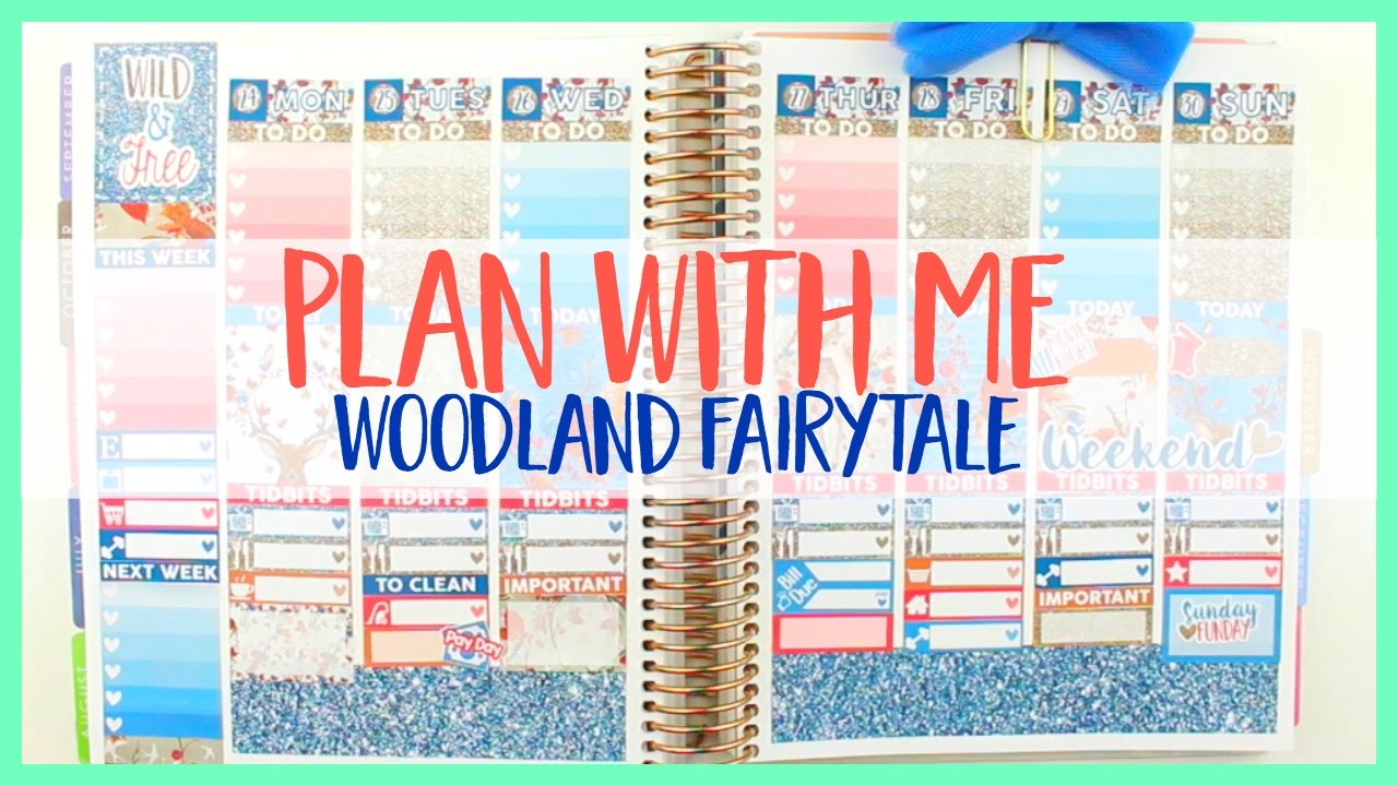 PLAN WITH ME ✦ Woodland Fairytale (EC Vertical)