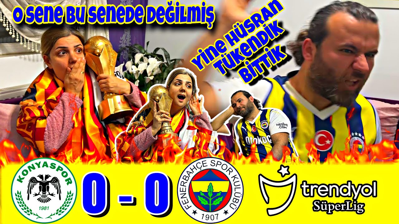 KONYASPOR 0-0 FENERBAHÇE / FENERBAHÇELİ ÇILDIRDI!! HAYAT BİTTİ / BIYIK FAMİLY'DEN MAÇA TEPKİ