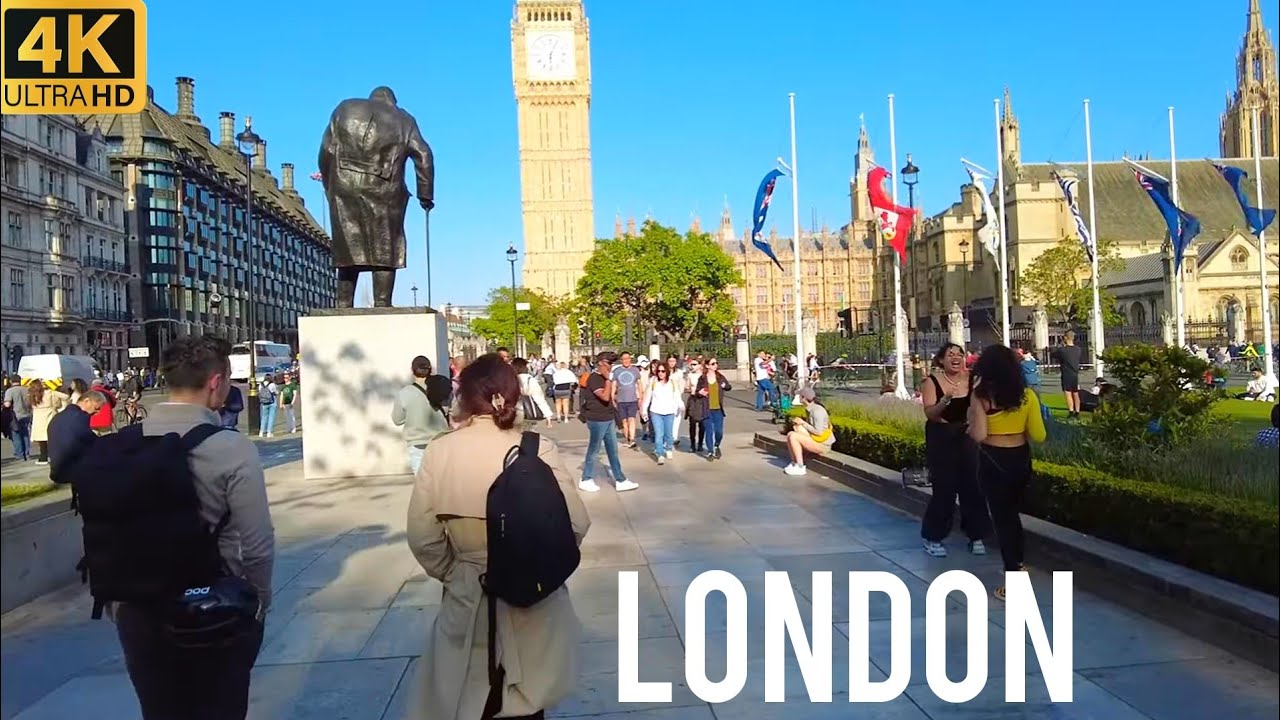 London WESTMINSTER Walk 🇬🇧 Central London Walking Tour [4K]