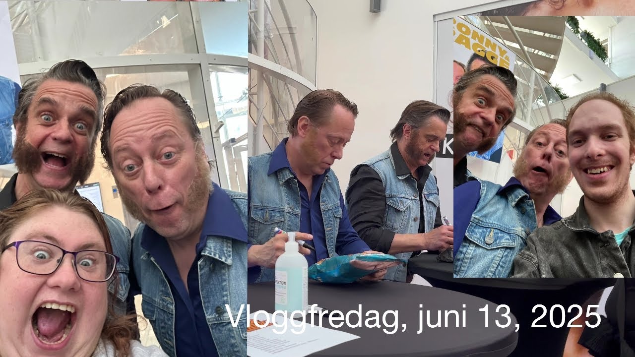 vlogg vi träffar ronny och ragge i globen shoppingcenter fredag den 13 juni 2025