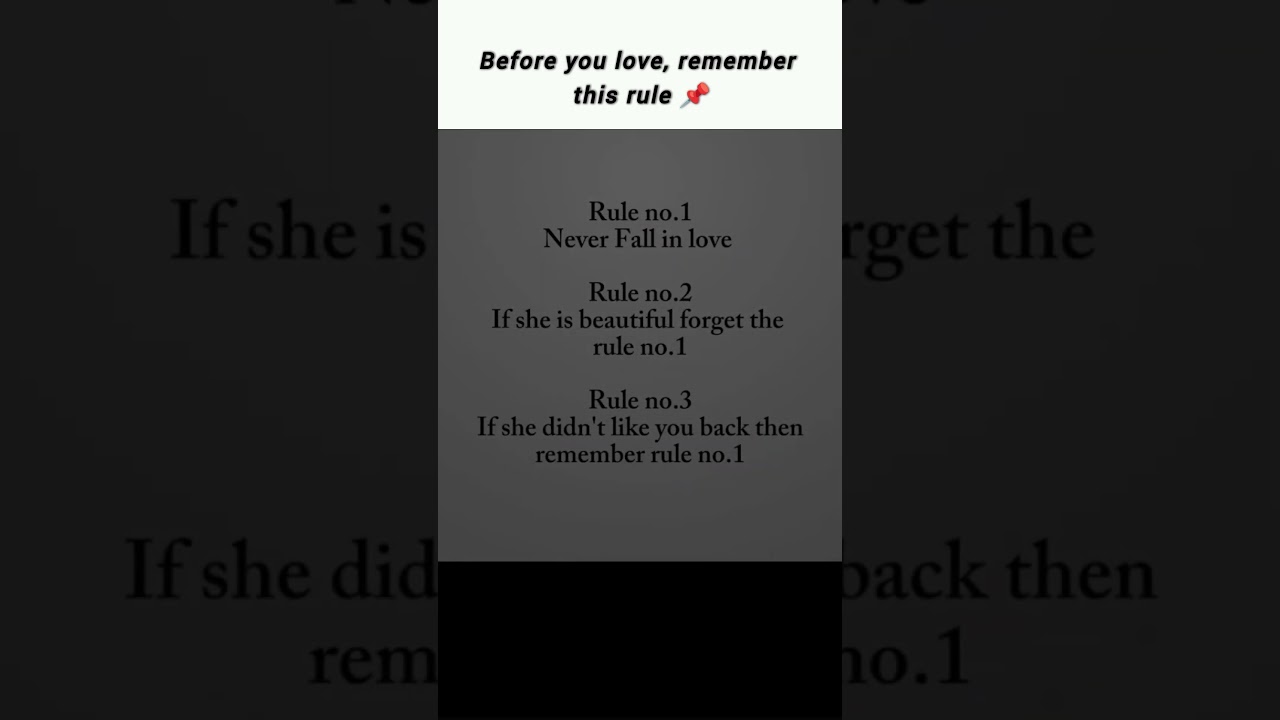 Before You Love | 3 Rules You Must Remember 💔✨#loverules#relationshipadvice#lifelessons#motivation