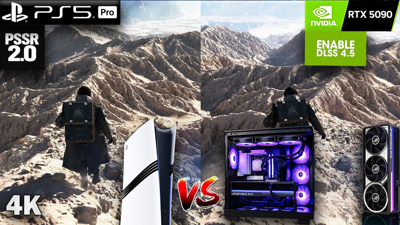 Death Stranding 2 | PC vs PS5 Pro | DLSS 4.5 vs PSSR 2 | Ray Tracing | RTX 5090 | Comparison