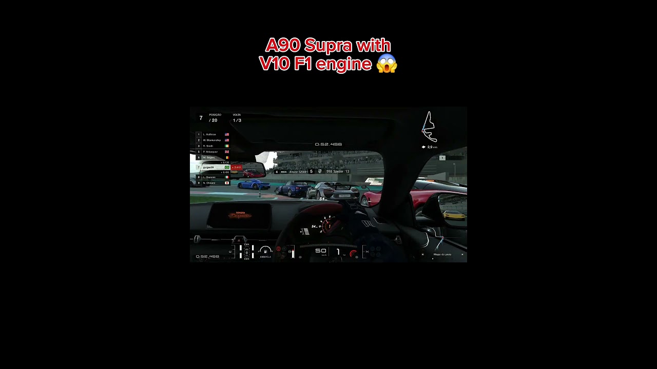 Supra with Renault Space F1 V10 engine!!! What a swap 