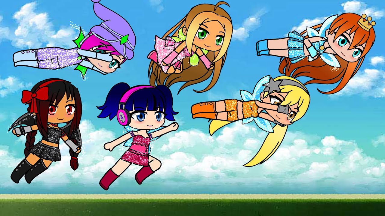 Winx Club Gacha: S1 Group Transformation  (Luna OC included)