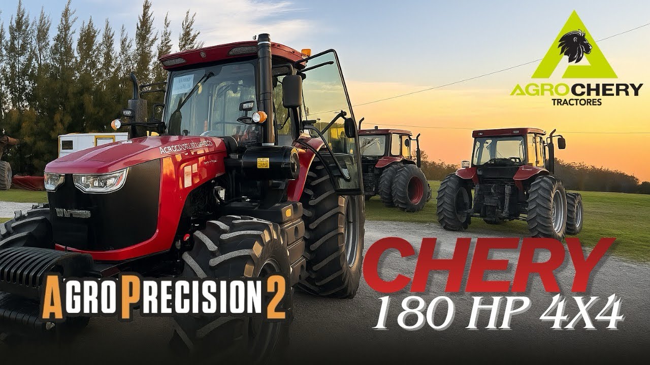 Tractor Chery 180HP 4x4 – Potencia y Tecnología | Interior, Mecánica y Detalles Completos