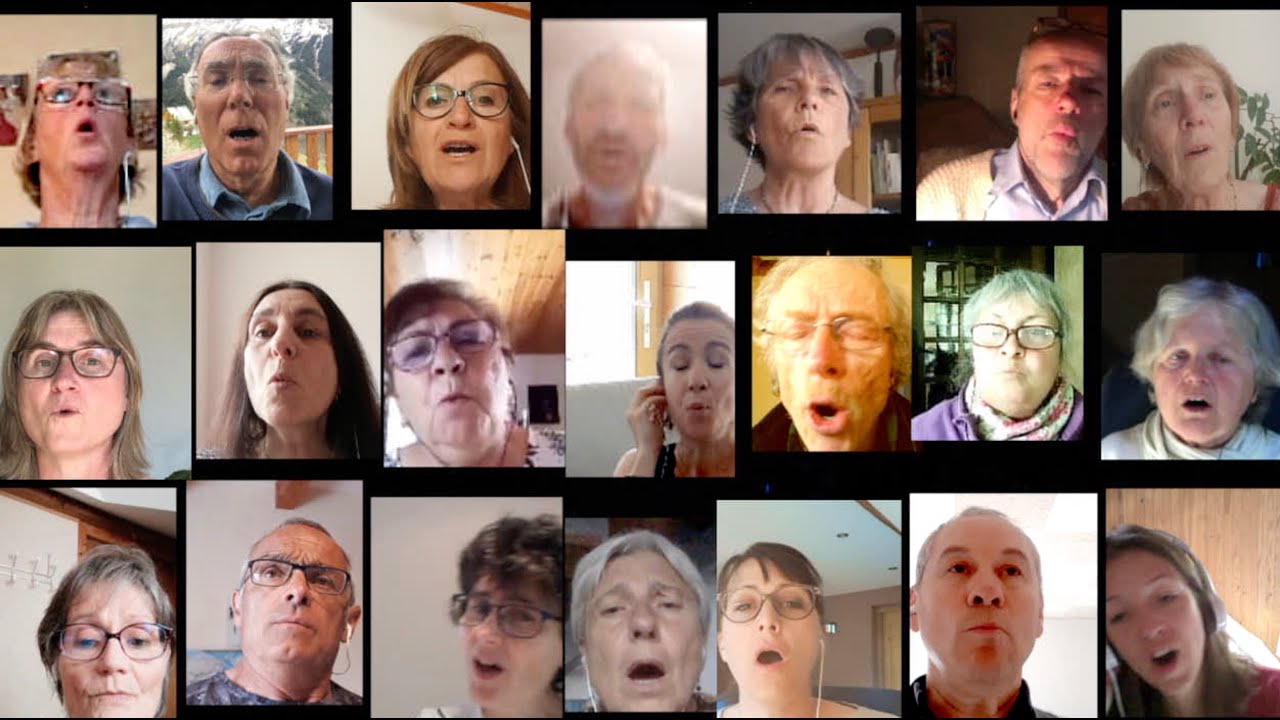 Diego, version confinée, par (une partie de) la chorale de l'Écho Ardoisier