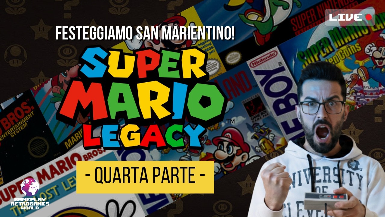 Festeggiamo San MARIENTINO! - Super Mario Legacy - (4a Parte)