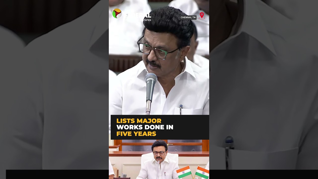 TN Assembly: CM Stalin lists his govt’s achievements in 5 years | 