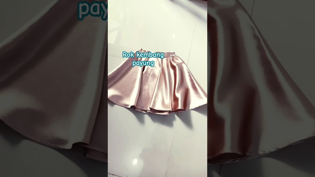 tutorial memotong rok kembang payung untuk anak #sewing  #sewingtips #belajarmenjahit #fypシ