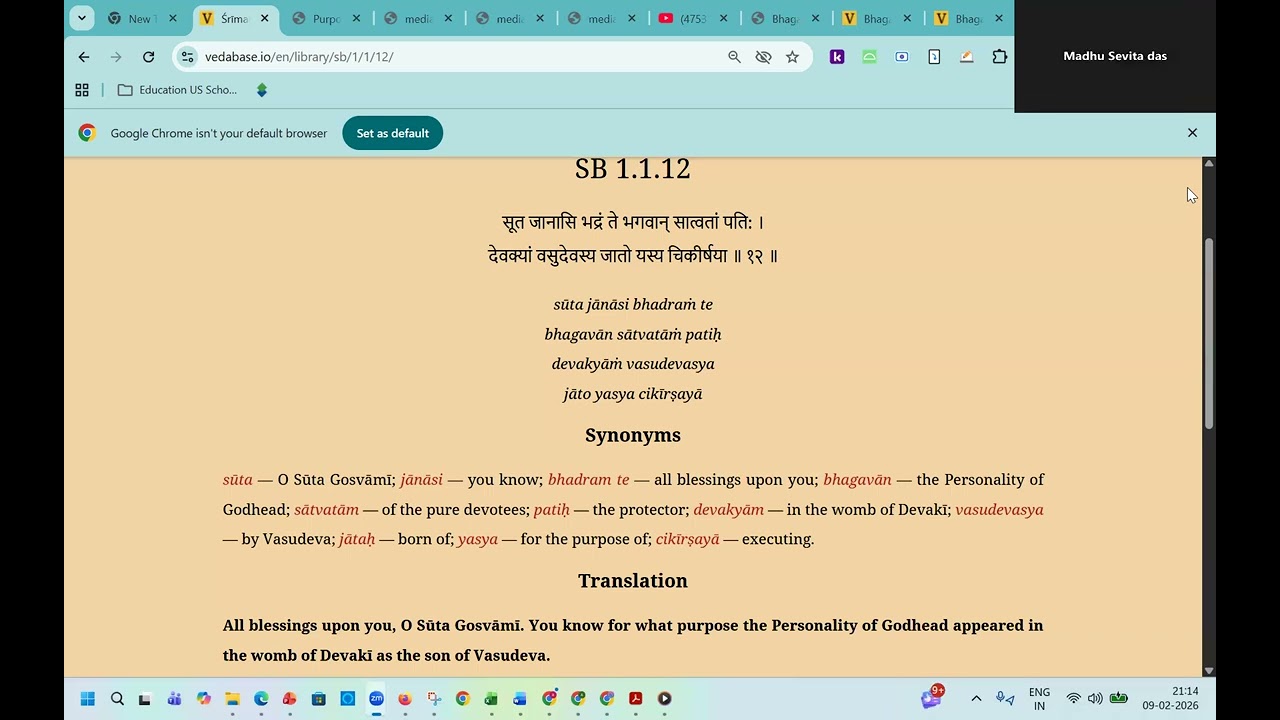SB 1.1.10-13 Eng HG Madhusevit Prabhuji 9 February 2026
