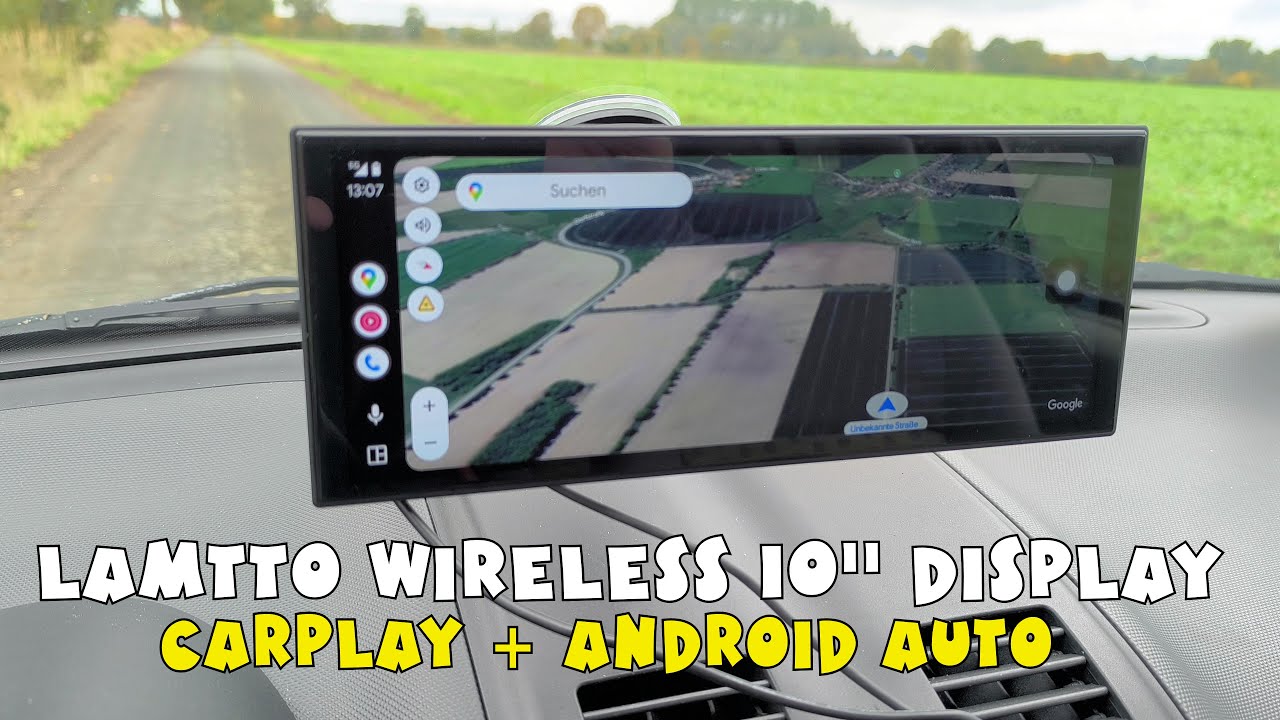 LAMTTO Wireless CarPlay Android Auto Display 10,25 Zoll