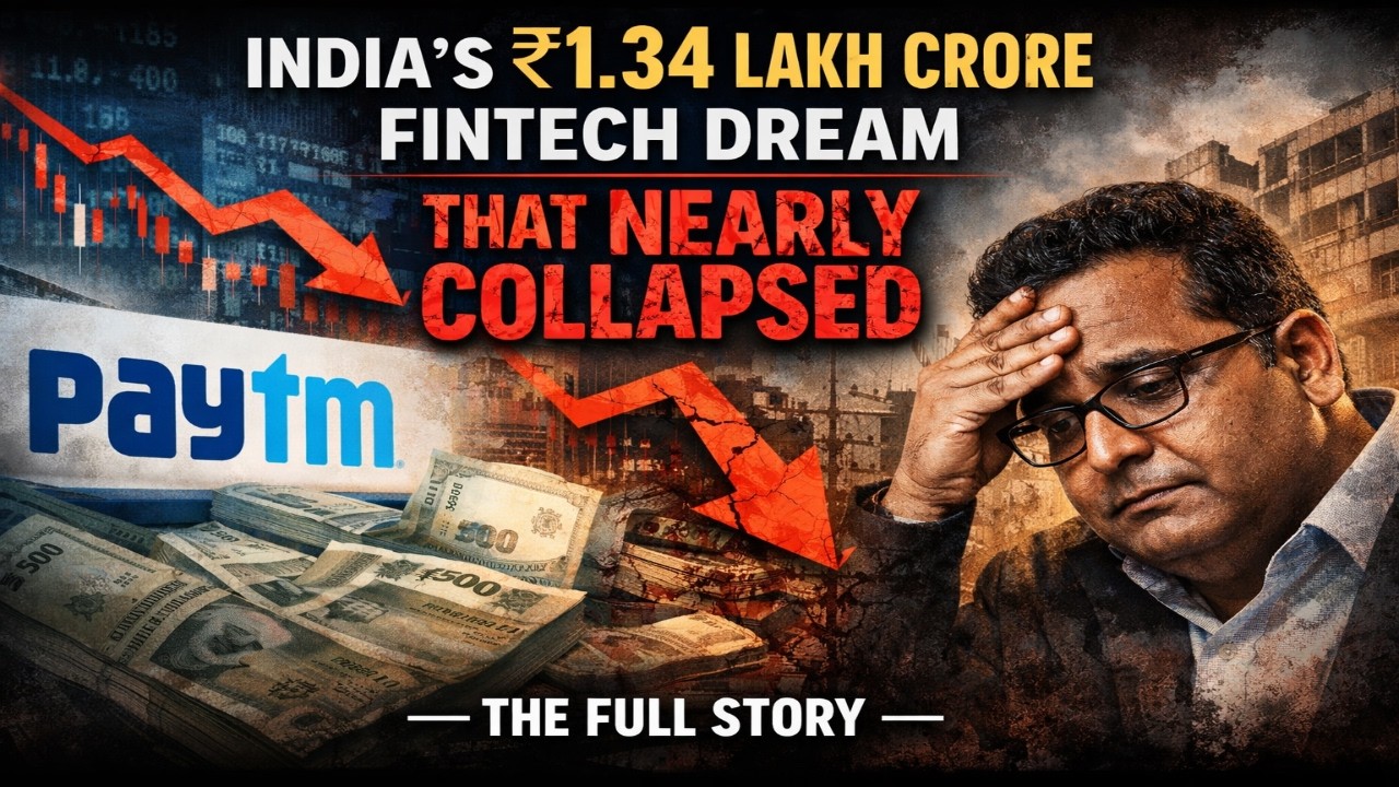 Полная история Paytm: запрет от RBI, обвал акций на 80% и перезапуск | Взлет, падение и возвращен...