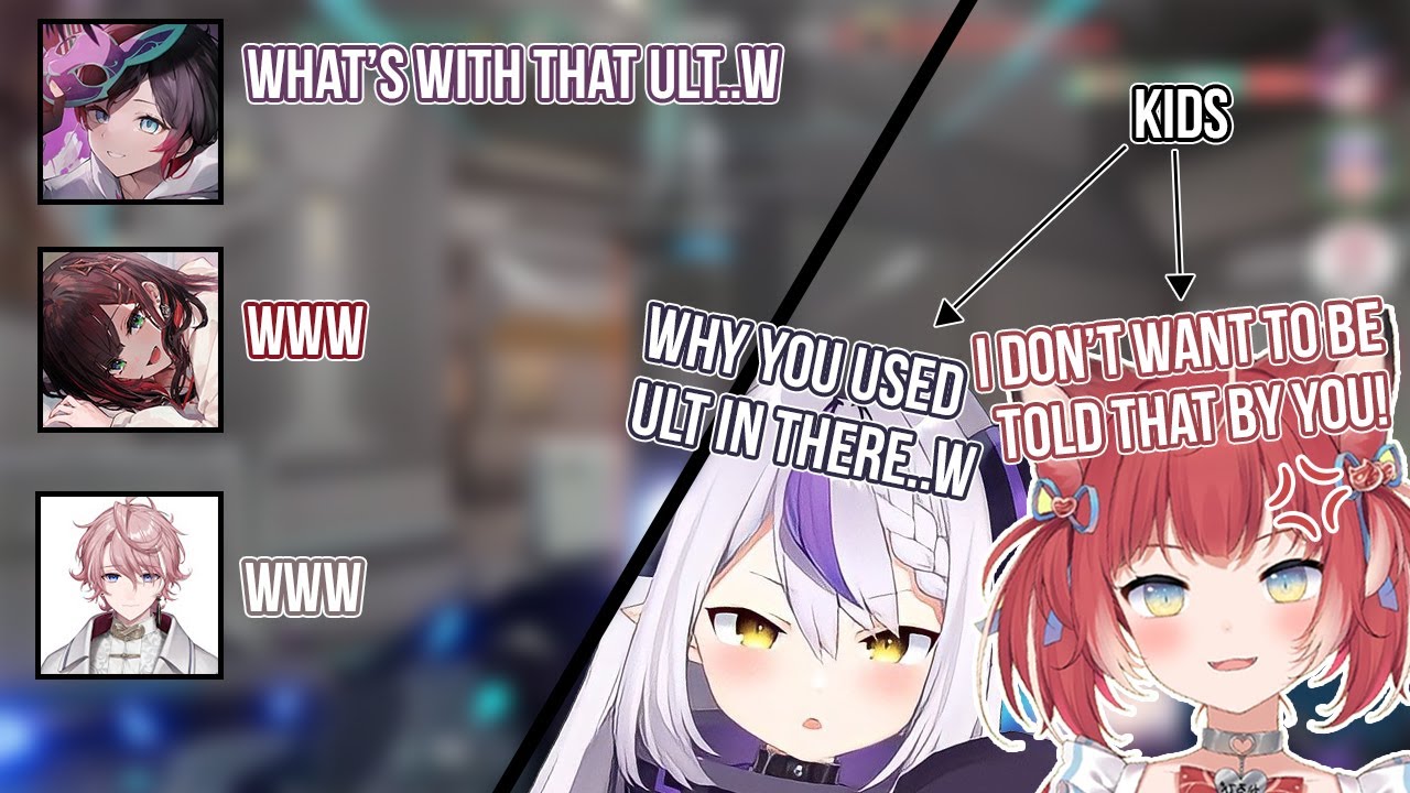 [Valo] Everyone Can't Stop Laughing At Duo Kids That Used Ult at Bad Place[Laplus Darkness/Hololive]