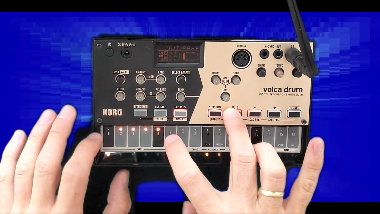 Korg Volca Drum solo jam - 130 bpm techno