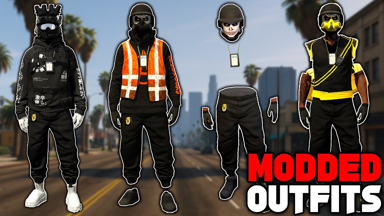 GTA 5 ONLINE: как получить несколько модов для чёрных спортивных костюмов без ошибок переноса! 1.71!