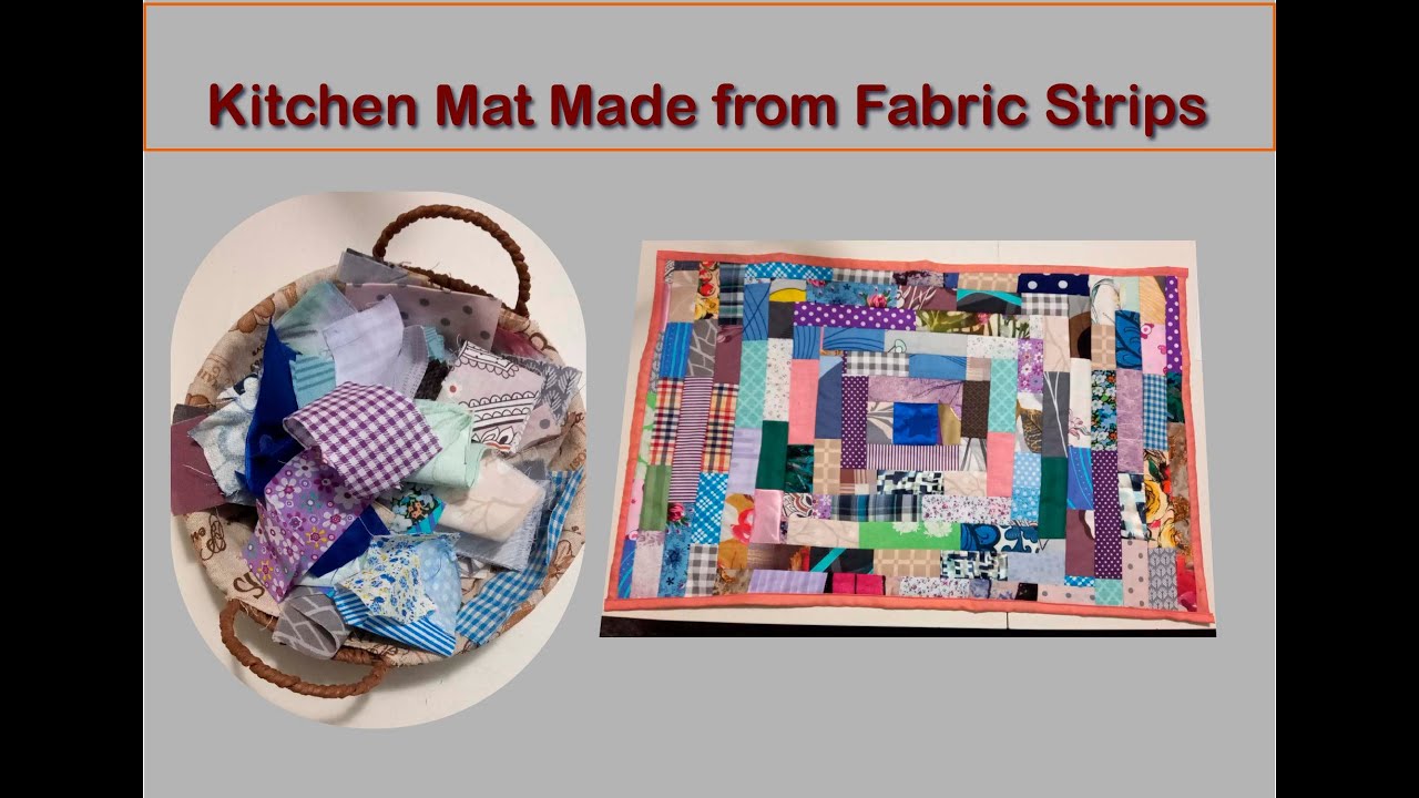Kitchen Mat from Scrap Fabric | Easy Sewing Tutorial for Beginners