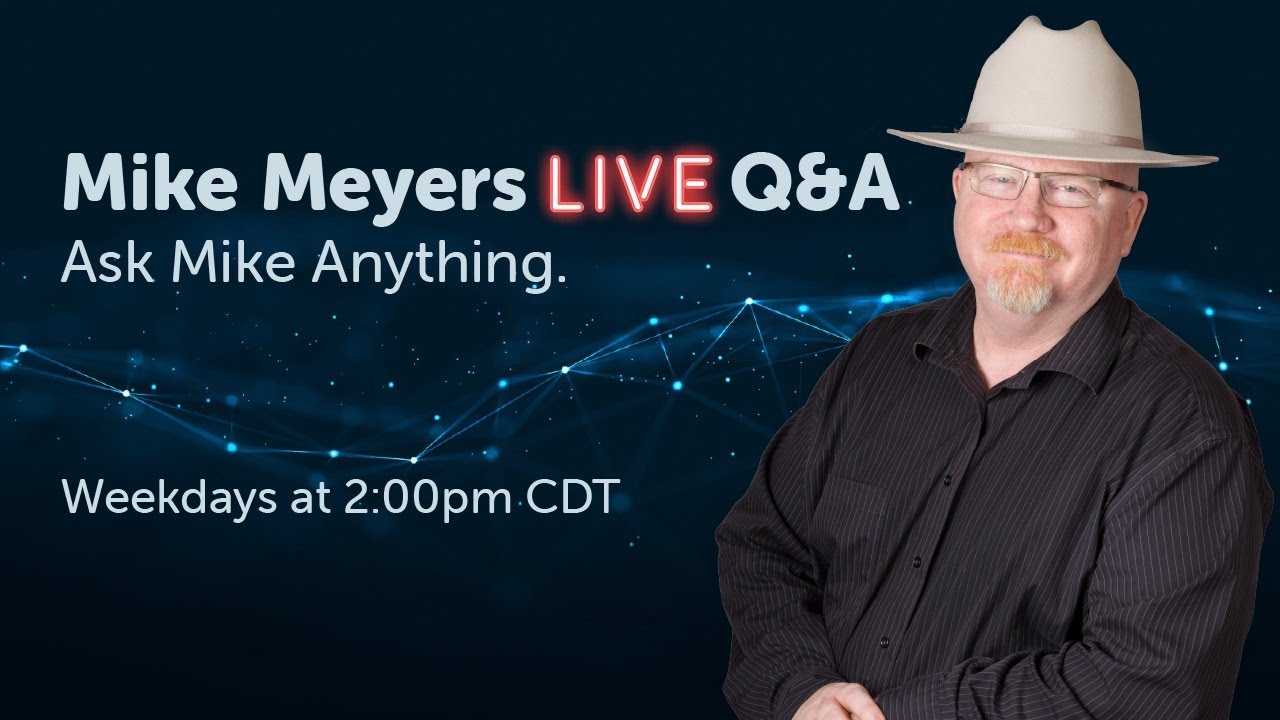 Mike Meyers Live Q&A AMA (03/30/2020)
