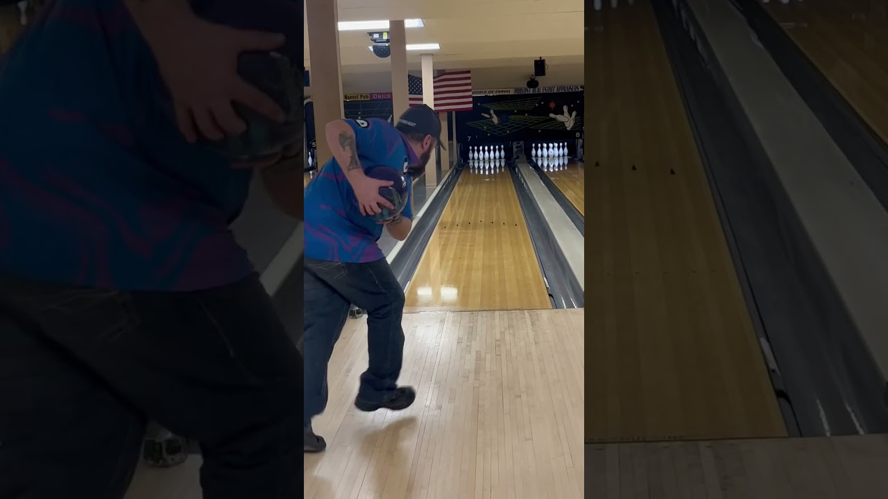 3 pin #bowlifi #bowlinglife #subscribe #bowling #twohandedbowling #foryou #bowlingleague