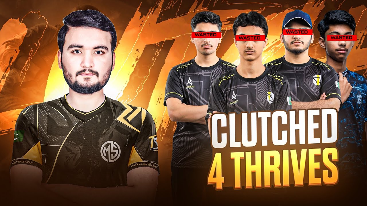 1v4 AGAINST 4THRIVES IN REALME SEMI FINALS | EX ASi8 | PIKABOYY