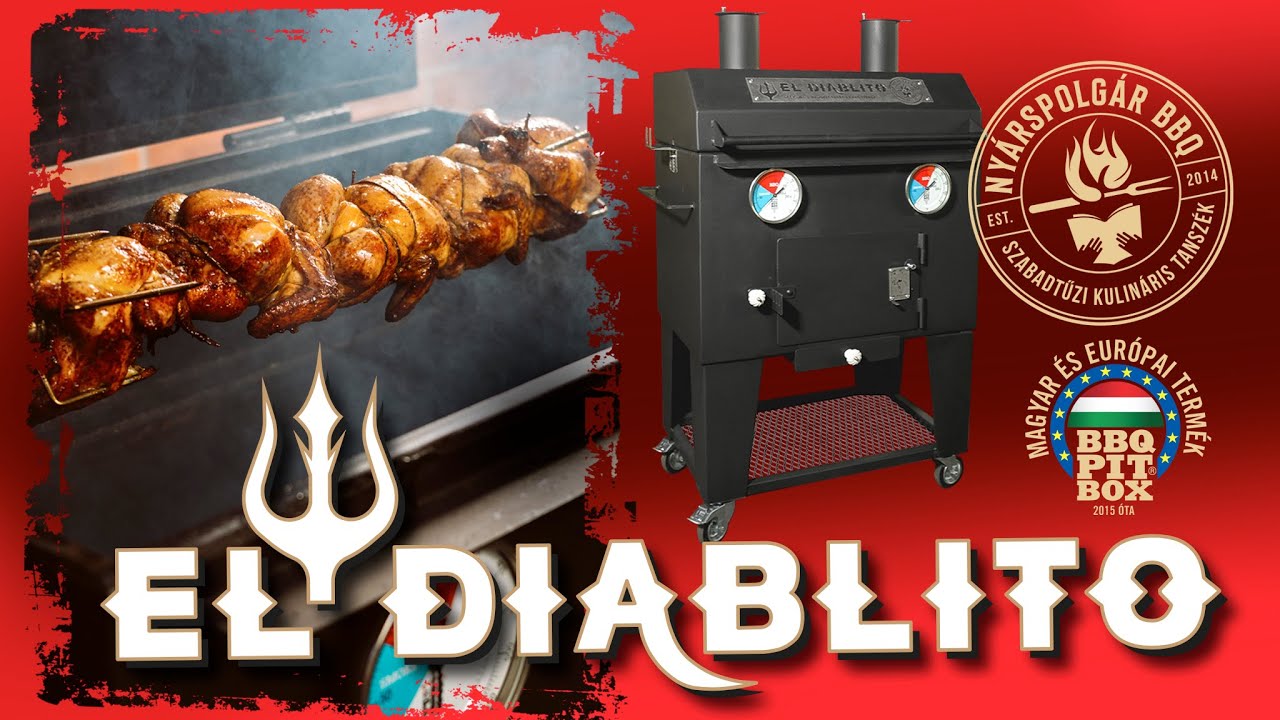 Nyárspolgár BBQ® El Diablito – Süt, mint az ördög!