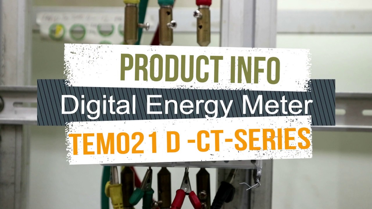 Product Info: THERA TEM021-D Series, Type CT/5A , 3-Phase Energy Meter. - LCD Display - VLOG#018