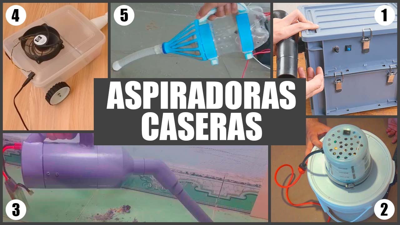 ✨​​ TOP 5 Aspiradoras Caseras que TÚ MISMO puedes construir | Bricologia