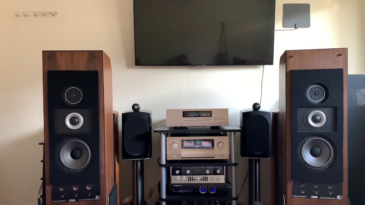 AR9 speakers vs Accuphase E650-DP 430 CD player