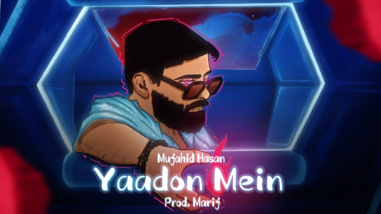 Yaadon mein - Mujahid Hasan | Prod. @maarijj777 (Official visualizer)