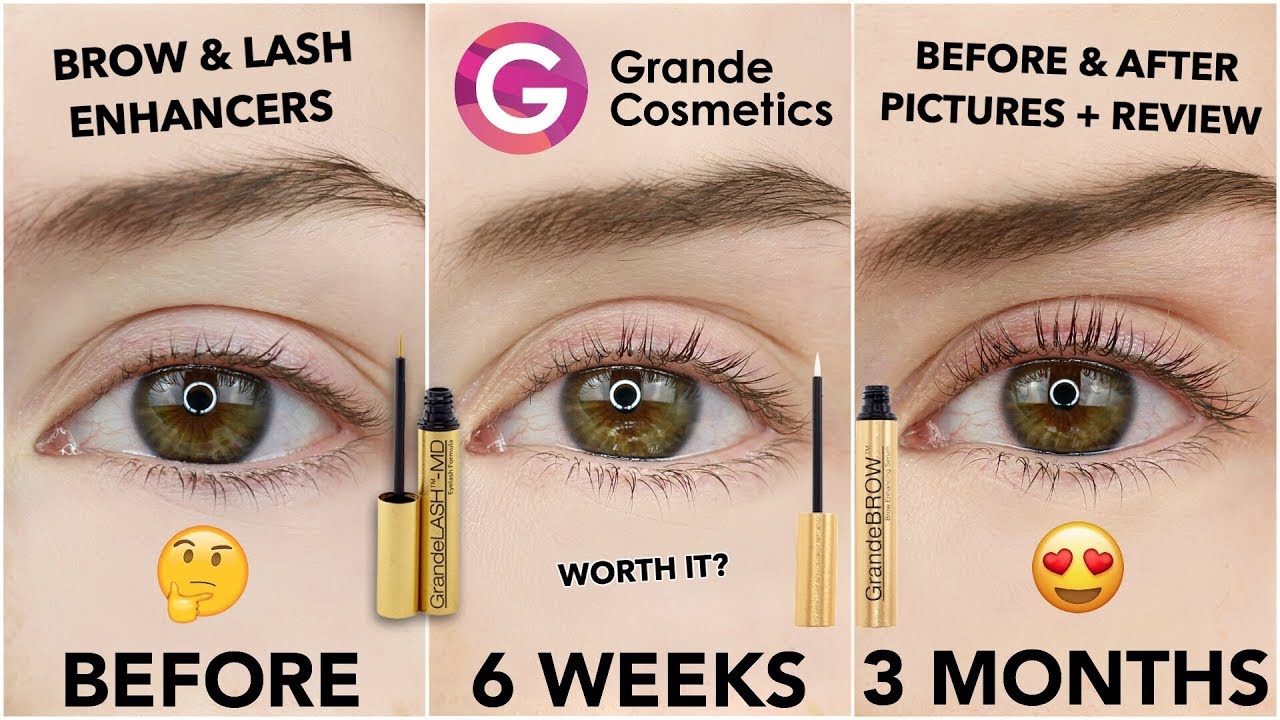 GRANDE COSMETICS LASH & BROW ENHANCING SERUM REVIEW | 3 MONTH RESULTS