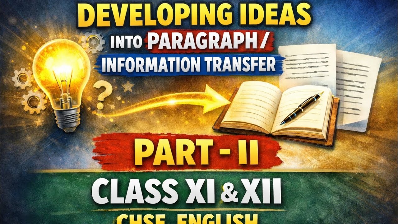 Developing Ideas into Paragraph | Pie Chart Explained | Developing Ideas | Part-II