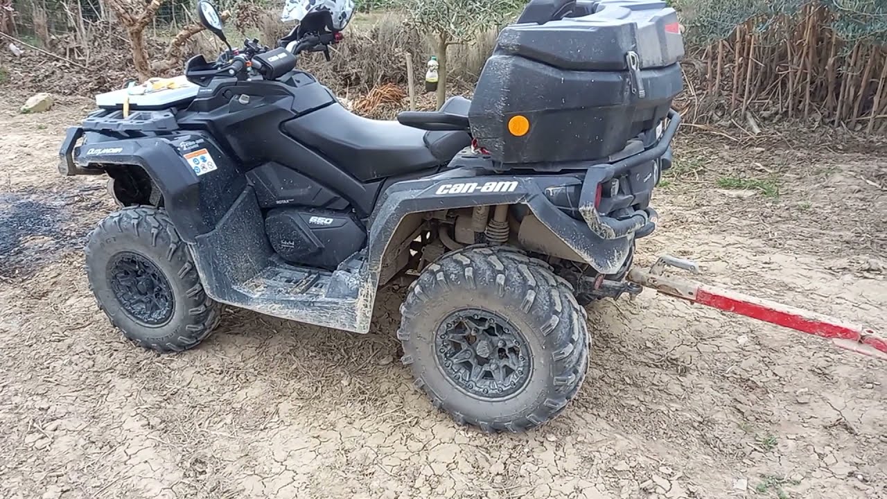 Cultivador para atv. Can-am outlander 650 xtp