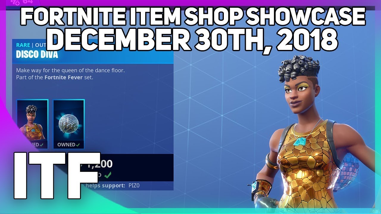 Fortnite Item Shop *NEW* DISCO DIVA SKIN + FUNK OPS BUNDLE! [December 30th, 2018]